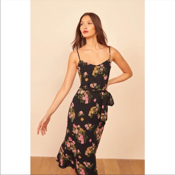 Reformation Dresses & Skirts - Reformation Watson Tie Wait Slip-dress - Size 2